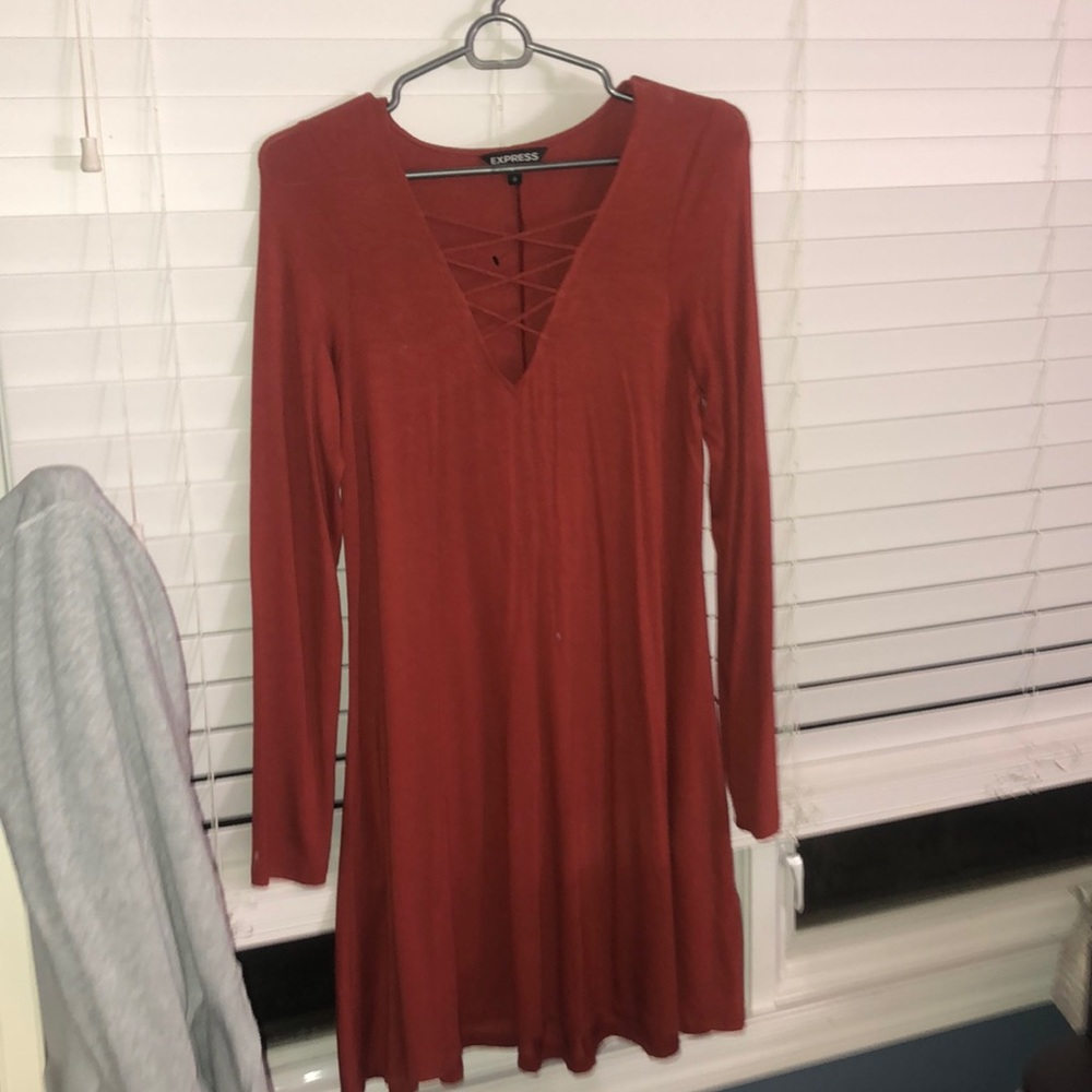 Orange Express Dress